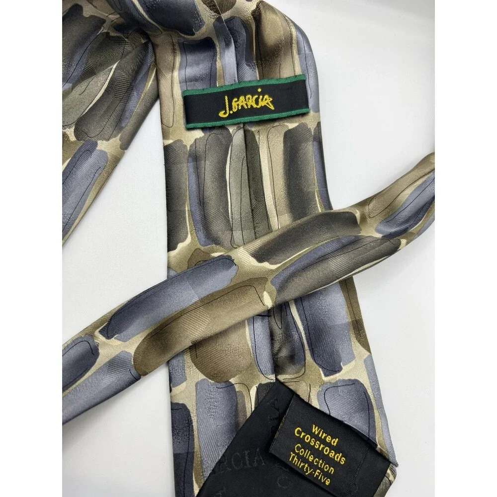 J. Garcia Silk Neck Tie Wired Crossroads Collection Thirty-Five 90sGrateful Dead
